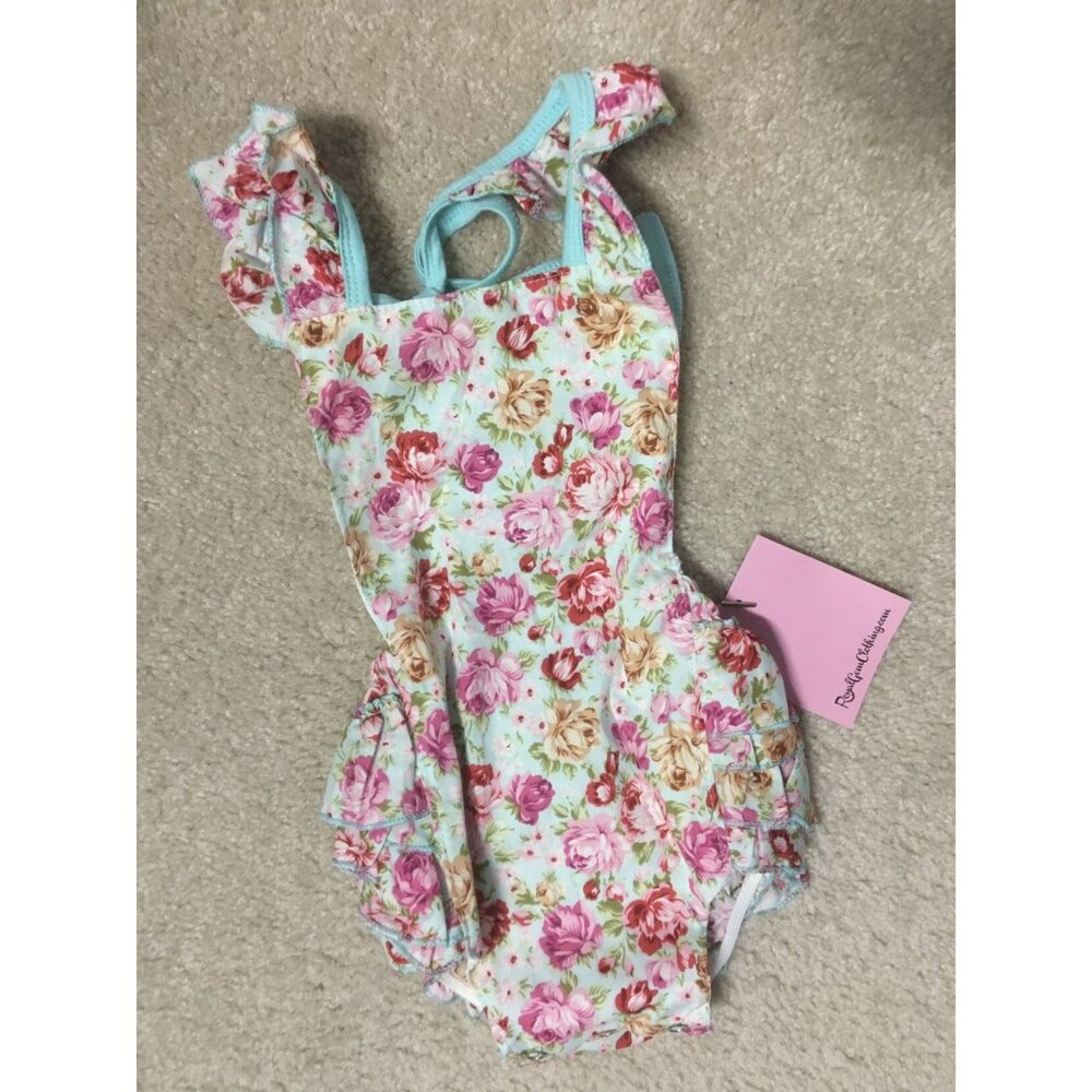 🆕Royal Gem Floral Bubble Romper Small